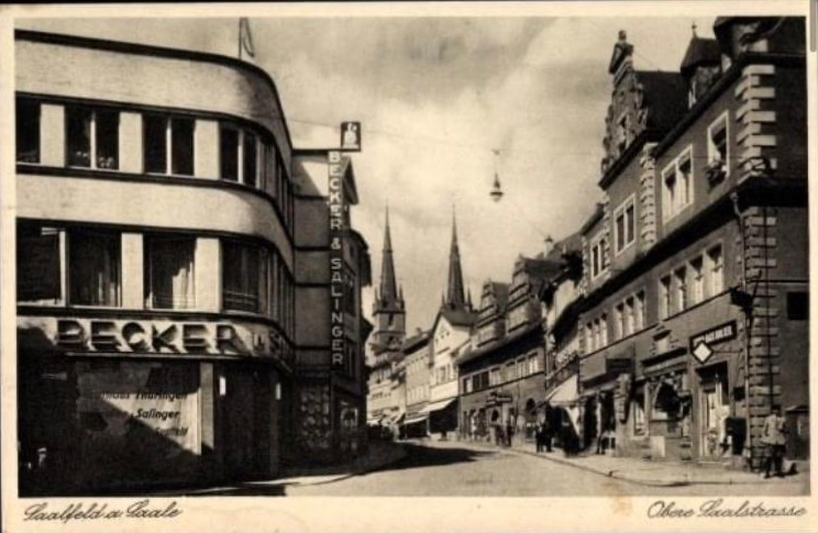 Postkartenmotiv Saalstraße 